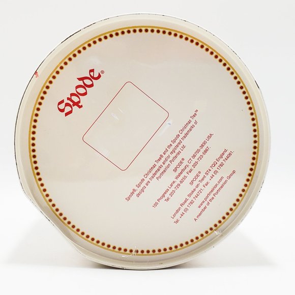 NEW Spode Christmas Tree Sentiment Mug/Cup & Gift Tin 9 oz. Porcelain Holly #1 - Picture 5 of 9